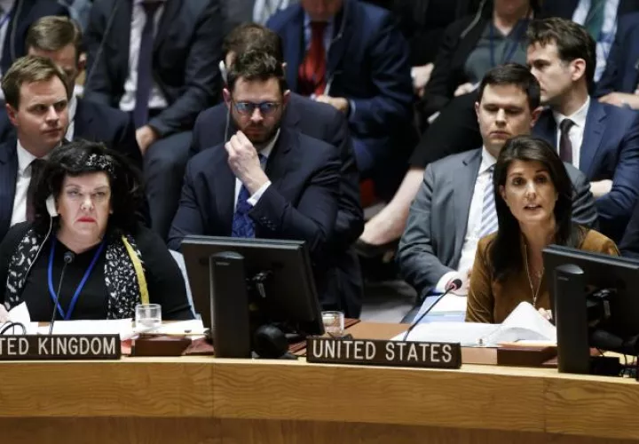 Nikki Haley, epresentante permanente de los Estados Unidos ante la ONU. EFE