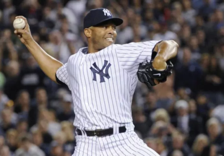 Mariano Rivera dio palabras de bienvenida a los deportistas universitarios. AP  