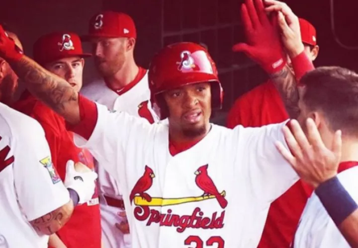 Edmundo Sosa comenzó su andar profesional en 2013. Springfield Cardinals