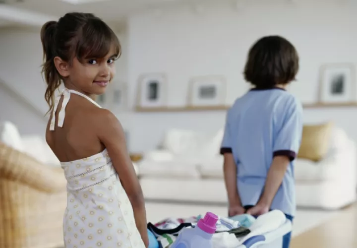 Los niños pueden realizar tareas de acuerdo a sus edades.