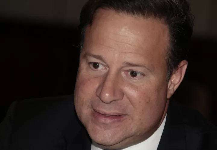 Presidente de la República de Panamá, Juan Carlos Varela.