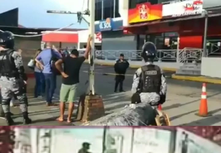 Cámara  registró el hecho en el que el seguridad resultó muerto. Hay un implicado prófugo.  Cortesía