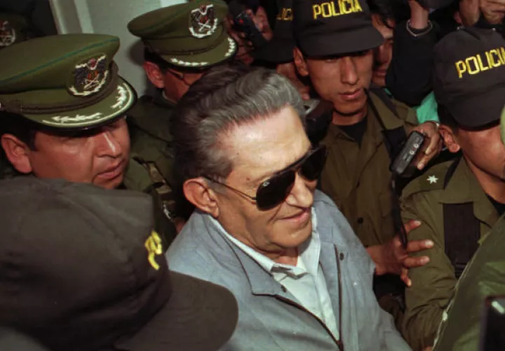 Luis García Meza fue condenado a 30 años de cárcel si derecho a indulto. FOTO/AP