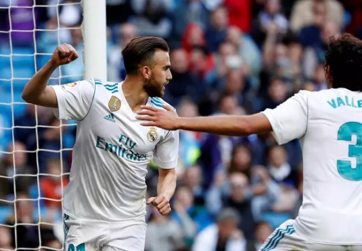 Borja Mayoral (izq) aprovechó su oportunidad. Foto EFE