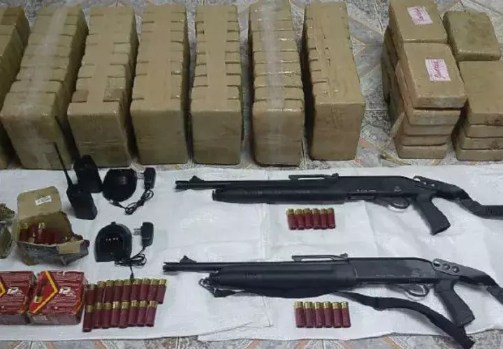 Se dedicaban a esconder la droga y las armas de fuego. Foto: Mayra Madrid.