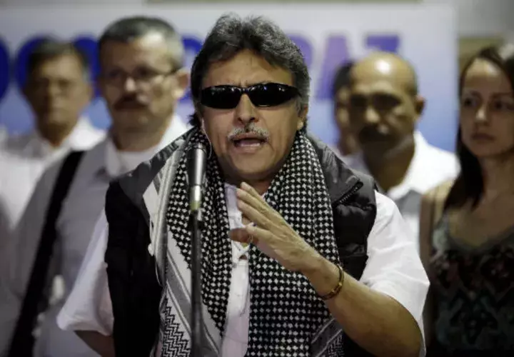 Jesús Santrich, uno de los líderes de la antigua guerrilla de las Fuerzas Armadas Revolucionarias de Colombia (Farc), FOTO/EFE