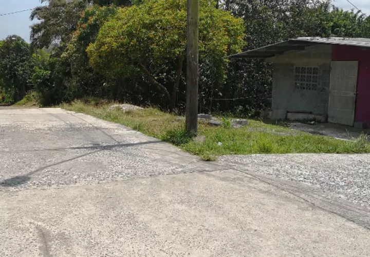 Lugar donde se dio el homicidio del joven.