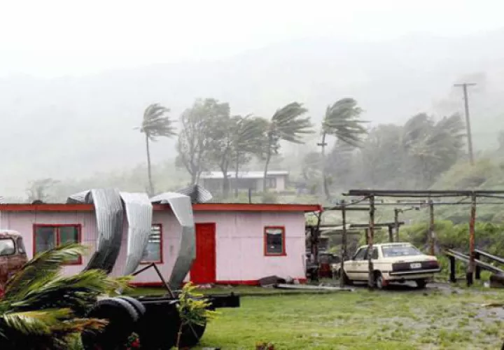 Las casas se han visto afectadas. Foto: EFE 
