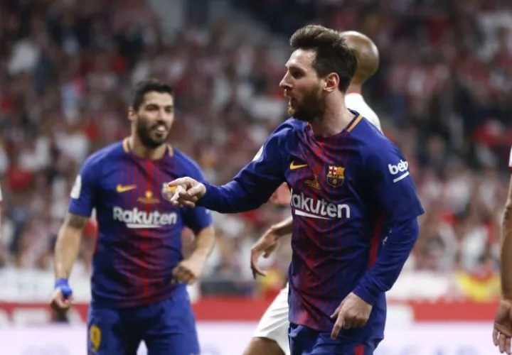Barcelona viene de ganar la Copa del Rey. Foto AP