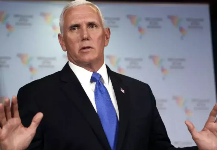 El vicepresidente de Estados Unidos, Mike Pence, se reunió con varios mandatarios. FOTO/AP