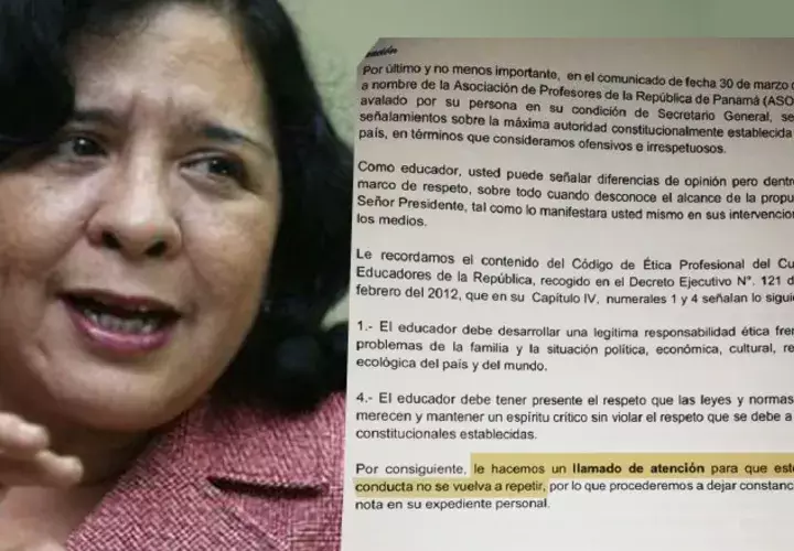 Docentes pedirán explicación a  la ministra sobre su llamado de atención al vocero de la Asoprof.  Archivo