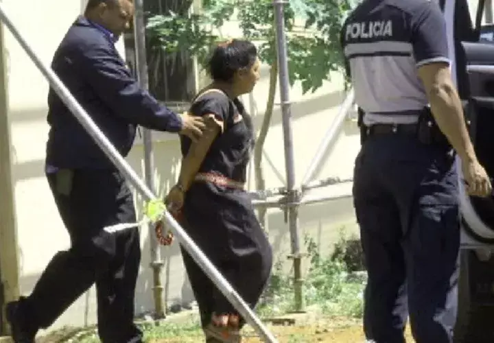 La mujer se mantiene detenida. Foto: Mayra Madrid. 