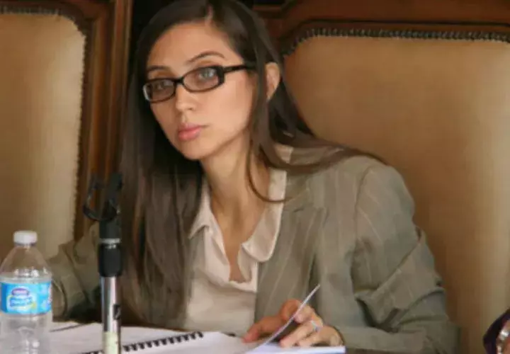 Ministra de Gobierno, María Luisa Romero. 