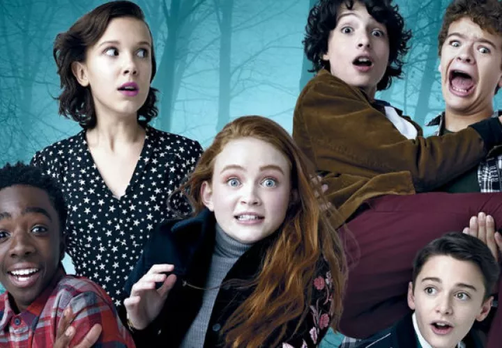 Protagonistas de Stranger Things.