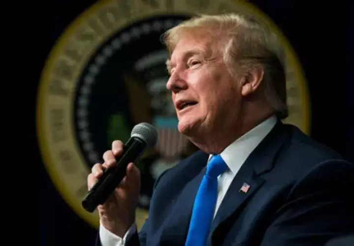 El mandatario estadounidense, Donald Trump. 