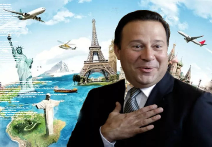 El presidente viajó del 24 al 31 de marzo del 2018.