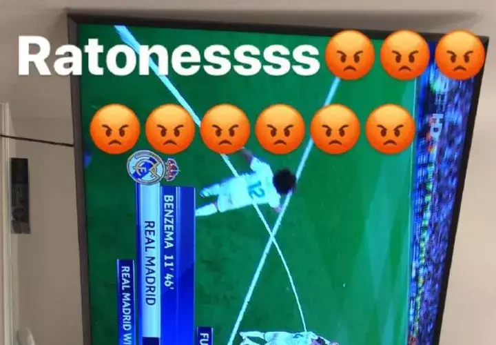 Se enojó Vidal. /Foto Instagram