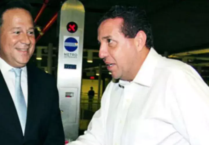 André Rabello, de Odebrecht, junto a Juan Carlos Varela.