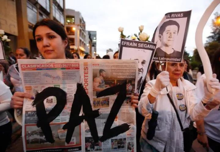 Tres periodistas fueron asesinados en la frontera entre Ecuador y Colombia. EFE