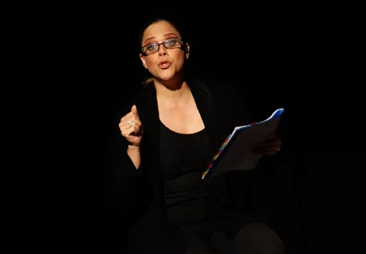 Lissette Condasín, actriz y  cantante. Ha actuado en varias temporadas de la obra. /Foto Aurelio 'Shino' Herrera Suira.