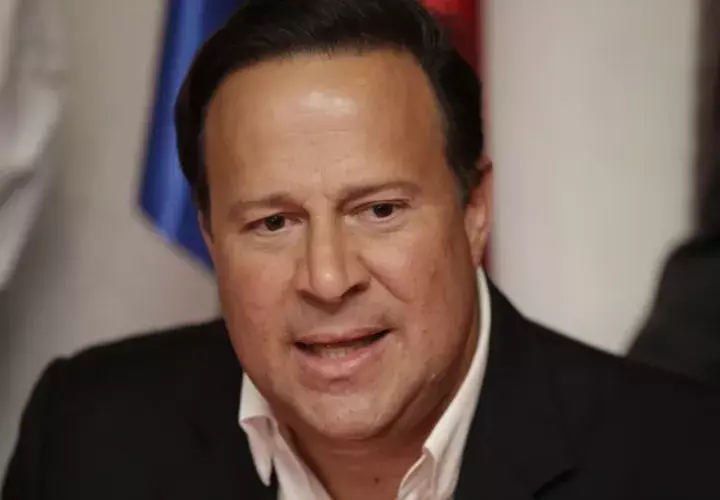 El presidente de la República  Juan Carlos Varela.