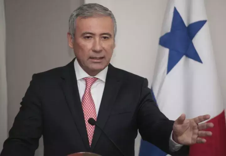 Olmedo Arrocha, durante su sustentación ante el Pacto de Estado por la Justicia.