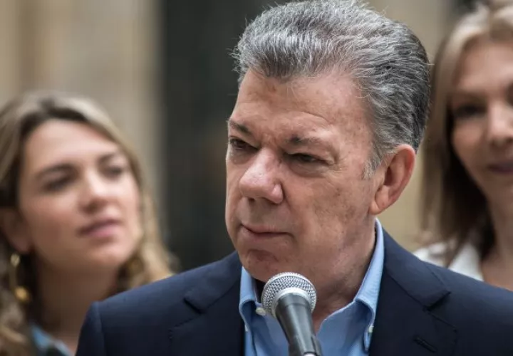 Santos indica que es una gran responsabilidad. /Foto EFE