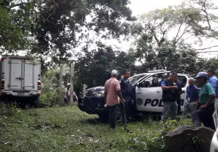 El cuerpo fue enviado a la morgue judicial en David. Foto: Mayra Madrid.