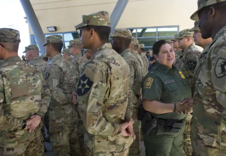 La Guardia Nacional llega a California, para apoyar en el área fronteriza con México. FOTO/
