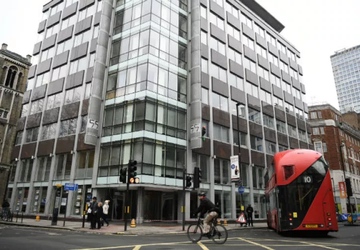 Instalaciones de la consultora británica Cambridge Analytica FOTO/AP
