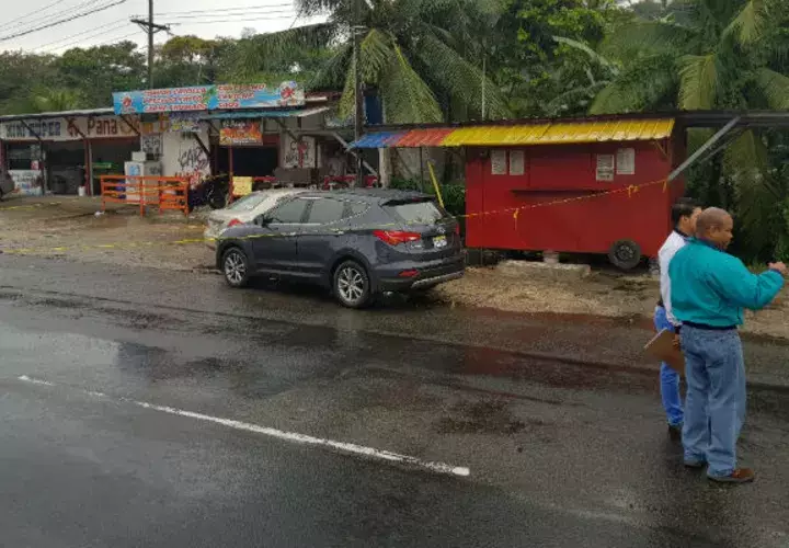 La vía fue cerrada por el Ministerio Público. Foto: Delfia Cortez. 