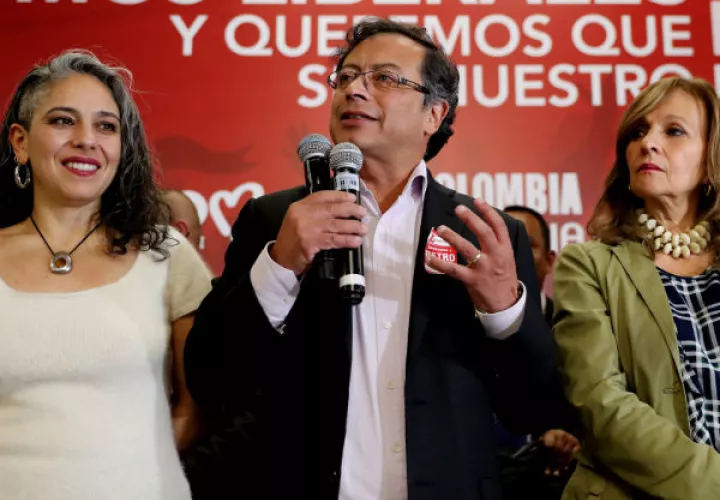 Candidato presidencial de Colombia, Gustavo Petro. FOTO/EFE
