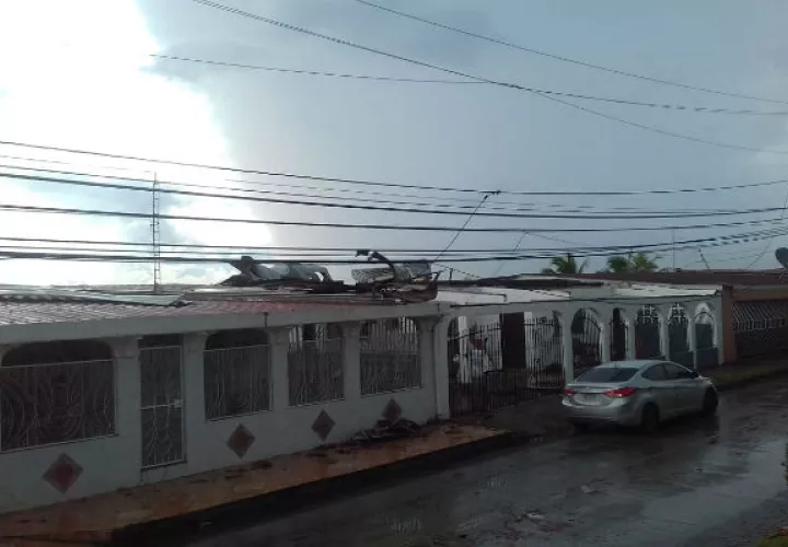 Viviendas afectadas por el temporal. Foto/Cortesía