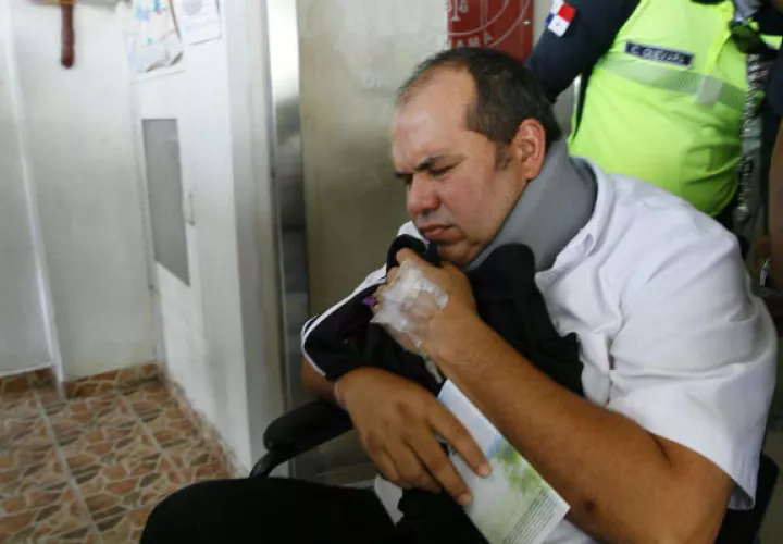 El autor de la muerte, fue sacado del hospital. @TraficoCPanama 