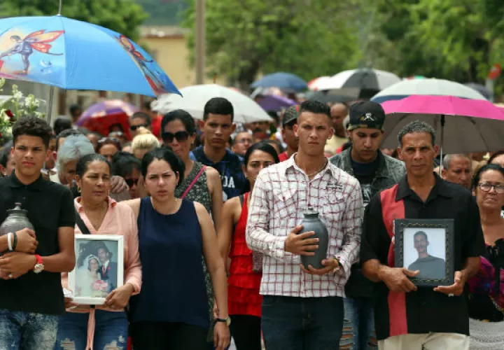 Los cuerpos de los cubanos correspondían a 67 residentes en la provincias orientales de Holguín.