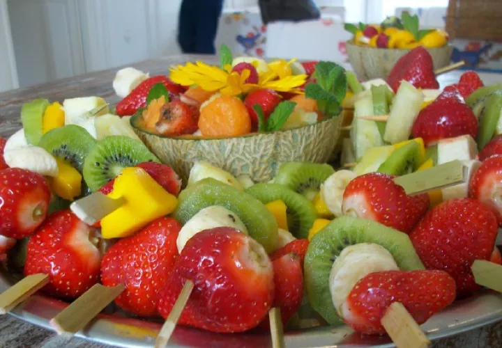 Las frutas se pueden consumir a cualquier hora del día. 