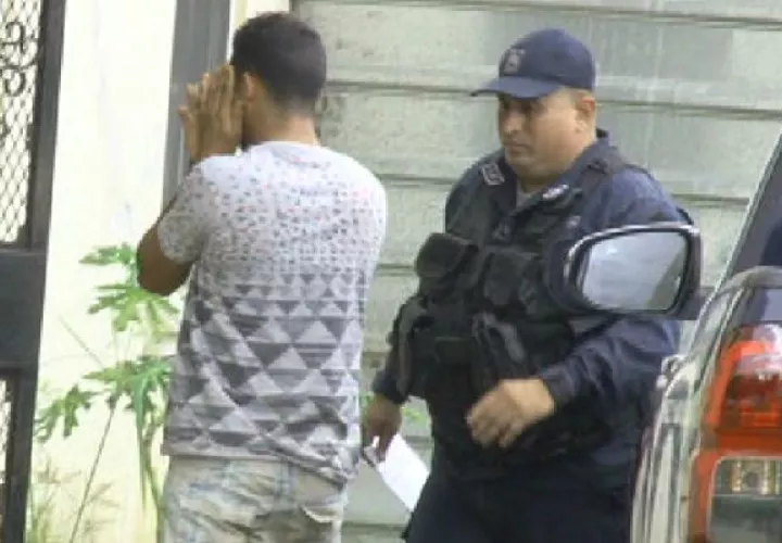 Hondureño detenido por tráfico de drogas. Foto: Mayra Madrid. 