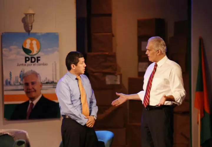 Larry Díaz y Karl Hoffmann, en 'Dignidad'. Foto: Josué Arosemena.