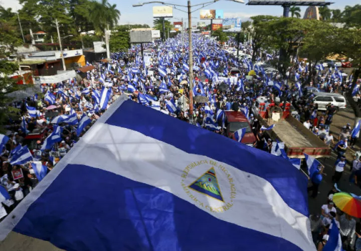 En Nicaragua los opositores miden fuerzas en las calles contra Daniel Ortega. FOTO/AP