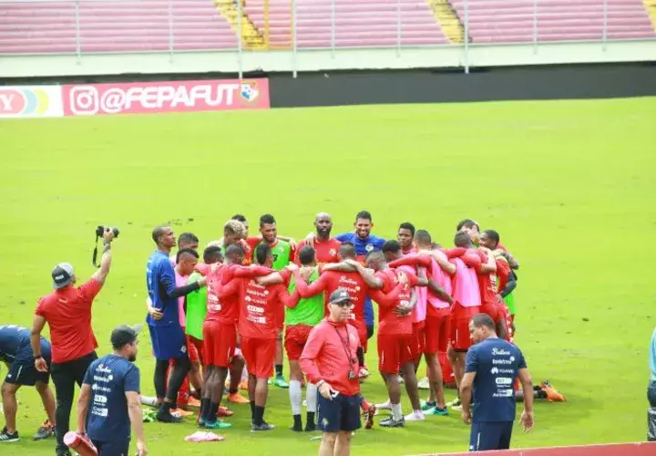   Entrenamientos de la selección de Panamá. Foto Anayansi Gamez