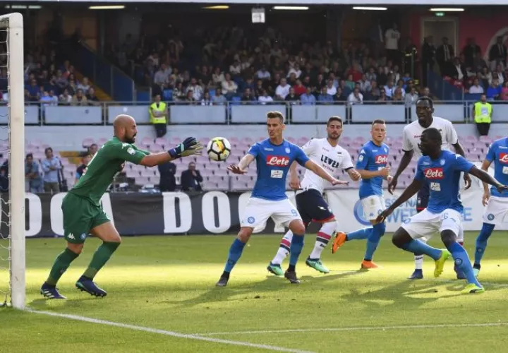 Pepe Reina, portero del Napoli y la selección española de fútbol. Foto EFE