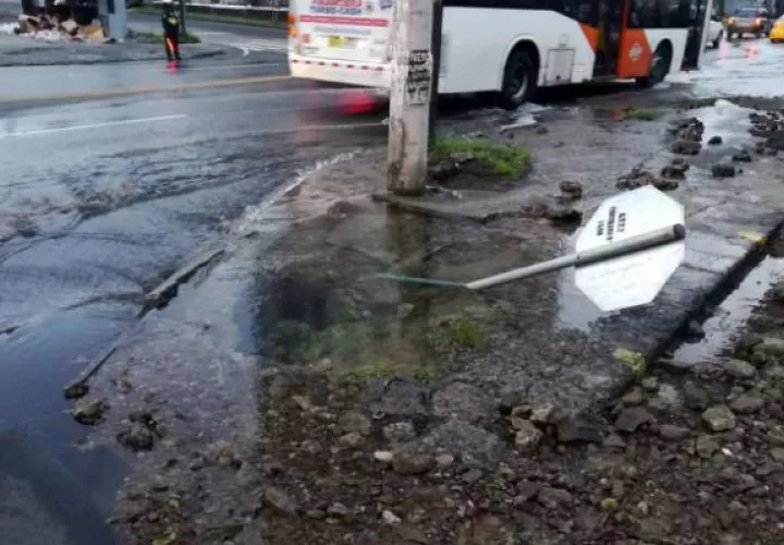 El daño se dio la madrugada de este martes. 