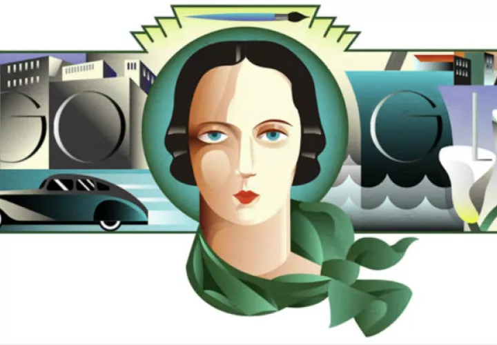 La pintora desarrolló un estilo distinto en la era Art Deco.
