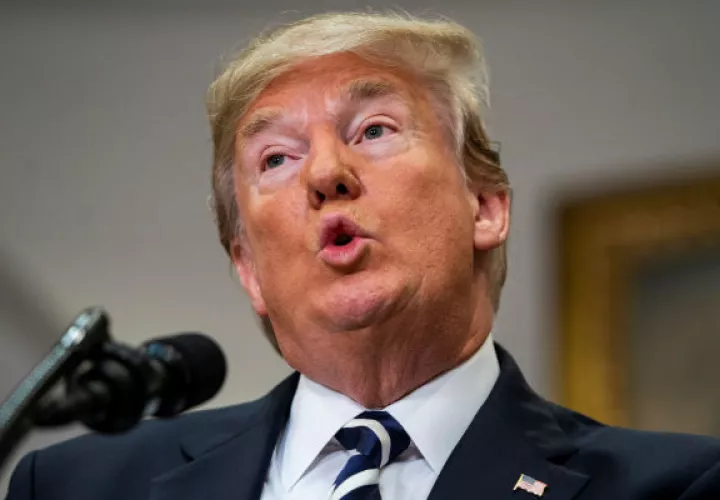 El mandatario estadounidense, Donald Trump. Foto: EFE