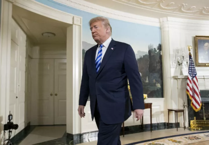 El presidente Donald Trump, aseguró que aumentarán las sanciones contra Ir´án. FOTO/EFE