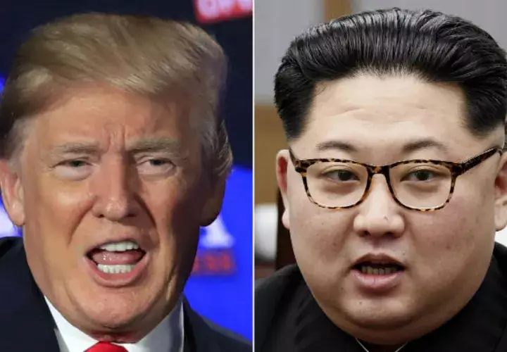 Donald Trump y Kim Jong-un. FOTO/AP