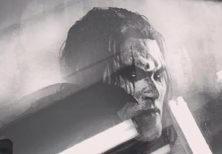 La imagen que compartió Momoa en Instagram con su mensaje.  