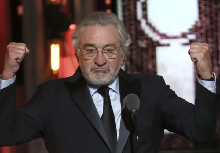 De Niro mostró su molestia. /Foto AP