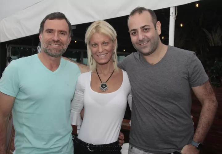 2. Daniel Garay, Dayana Pick y Andy Pick.
