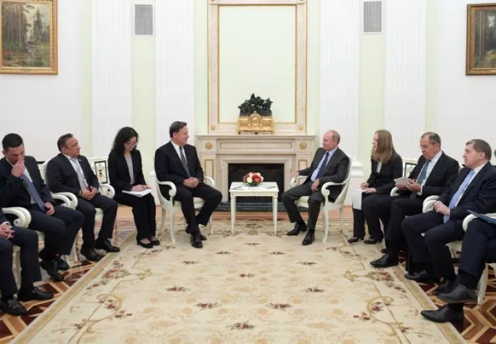 En Rusia, Varela reiteró que creará   mayores espacios de intercambio académico entre ambos países. Cortesía